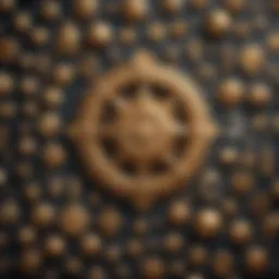 A vibrant depiction of religious symbols representing major world faiths.