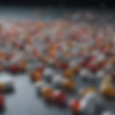 Graphical representation of biochemical mechanisms of pills