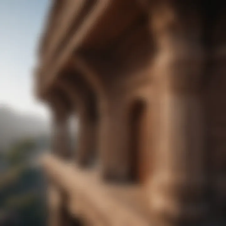 Intricate North Indian architectural heritage