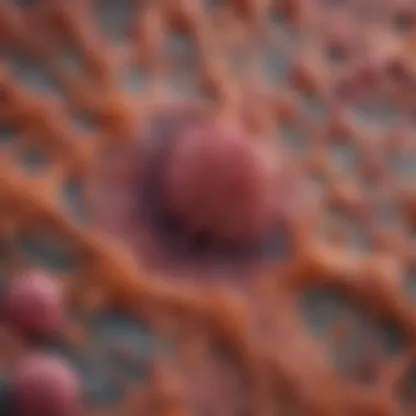 Microscopic Insights into Leukemia-Affected Lymph Nodes Microscopic view of lymph nodes affected by leukemia
