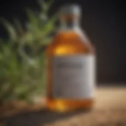 Chemical structure of glyphosate