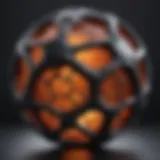 Spherical structure of Buckminsterfullerene