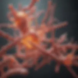 Illustration of C. difficile bacteria