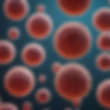 Microscopic Examination of CML Cells Microscopic view of CML cells