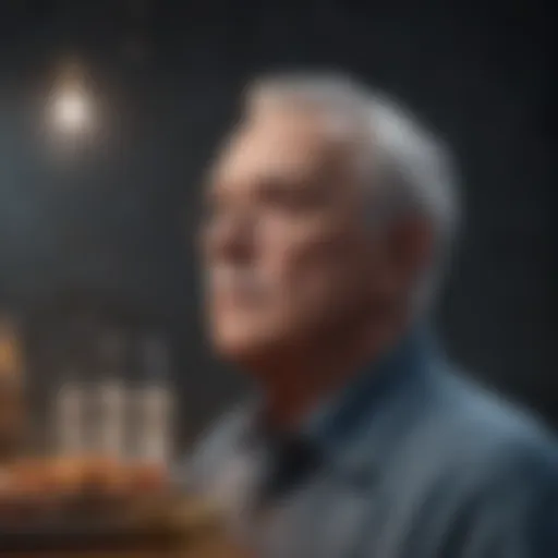 Visual representation of cognitive decline symptoms