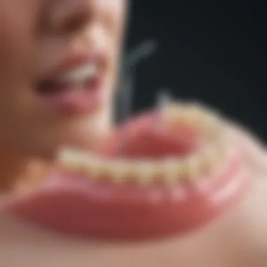Chart outlining preventive measures for dental health post-breast cancer treatment