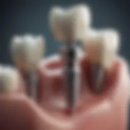Overview of dental implants showcasing various types