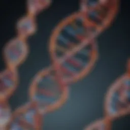 DNA helix representation symbolizing genetic testing