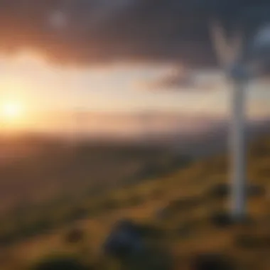 Harnessing Nature: The Future of Renewable Energy Sources Wind turbines and solar panels in a renewable energy landscape