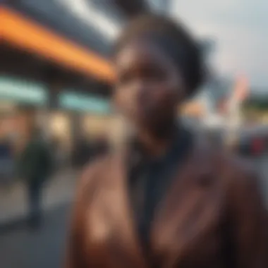 Modern Identity in African Cities A modern urban landscape in Africa showcasing contemporary identity