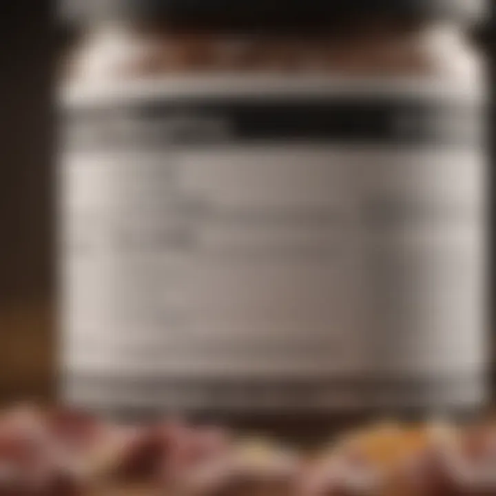 Detailed view of Glucerna's ingredient list