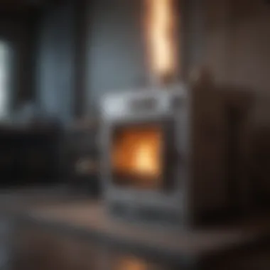 Visual representation of environmental impacts of hydrogen furnaces