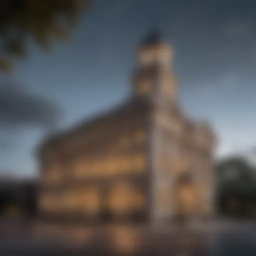 Campus view of the University of Iowa showcasing its historic architecture