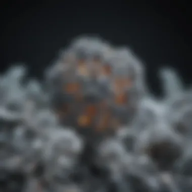 Microscopic Structure of Raney Nickel Illustration of Raney nickel structure under a microscope
