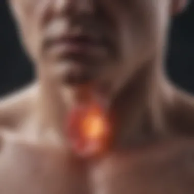 Impact of Sarcoidosis on Pulmonary Health Representation of sarcoidosis affecting lung tissue