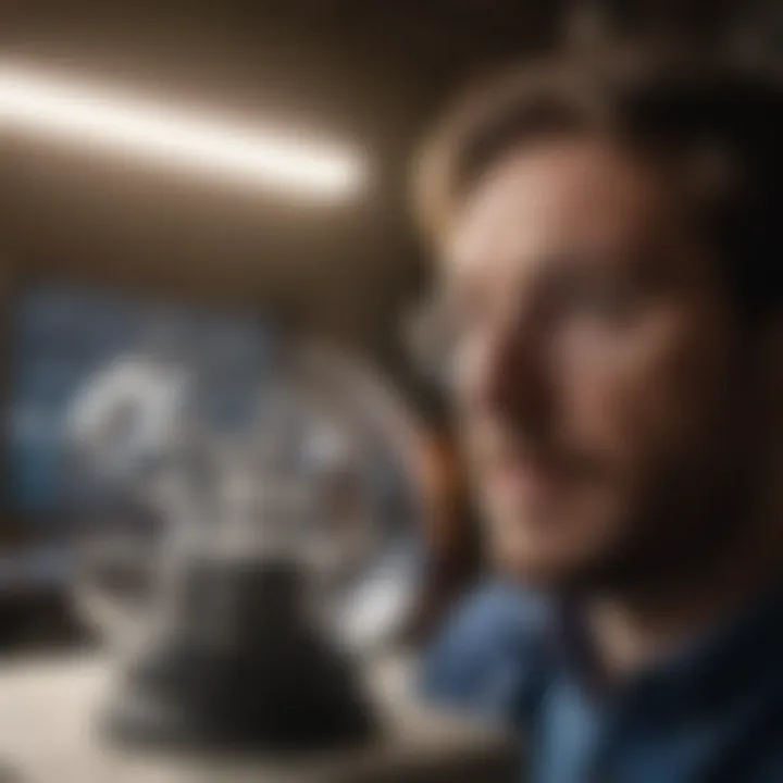 A physicist analyzing data from an experiment