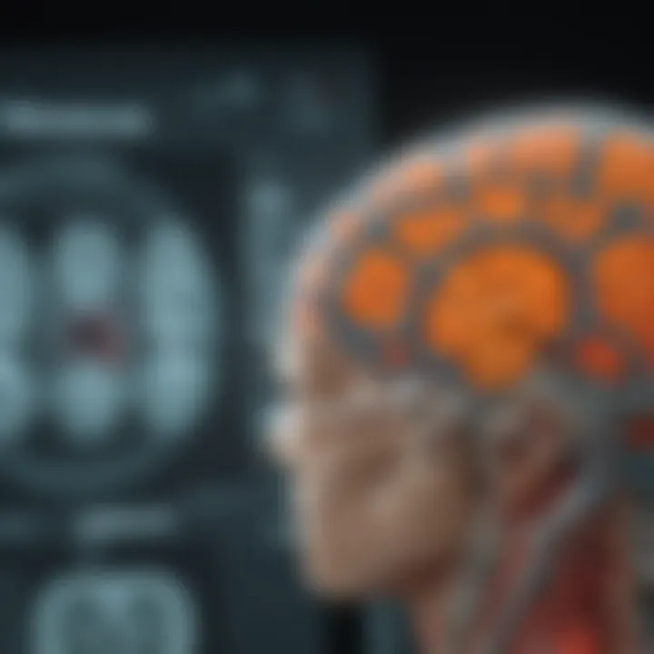 Graphical representation of MRI imaging advancements for MS diagnosis