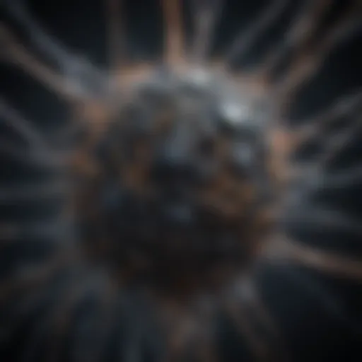 A complex neural network visualization representing black box AI