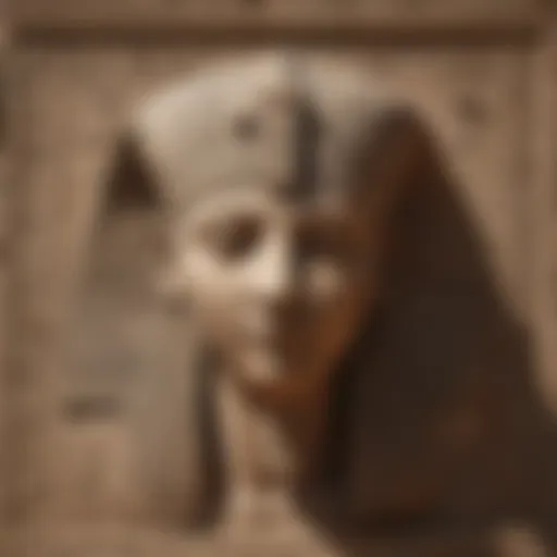 Ancient relief depicting the Dendera Light
