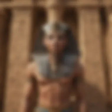 Illustration of ancient Egyptian technology concepts