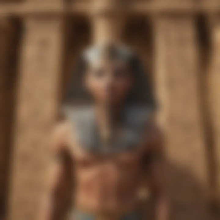 Illustration of ancient Egyptian technology concepts