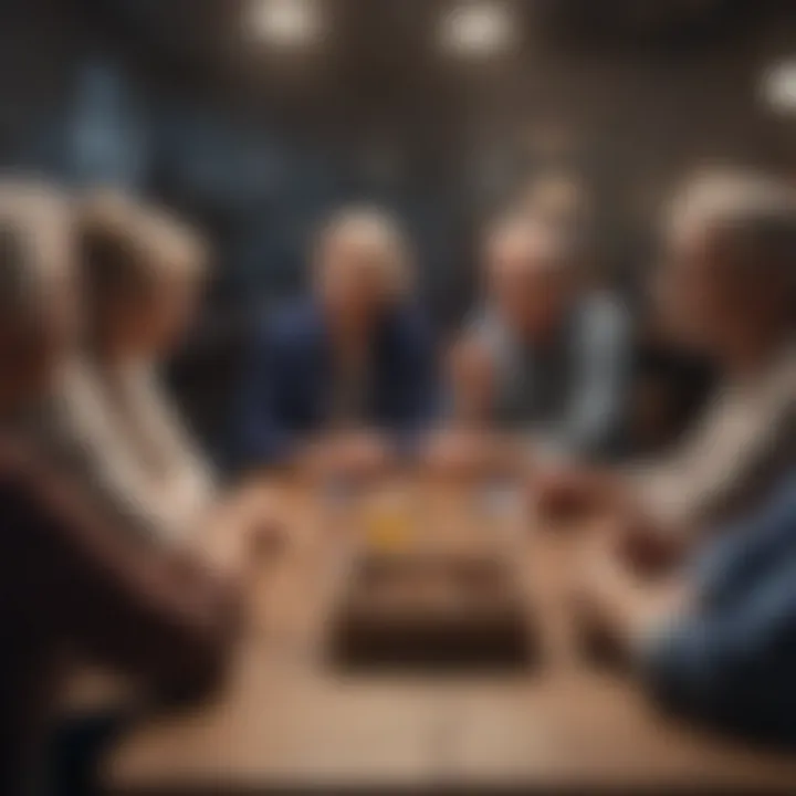 Citizens engaging in a community discussion about Brexit