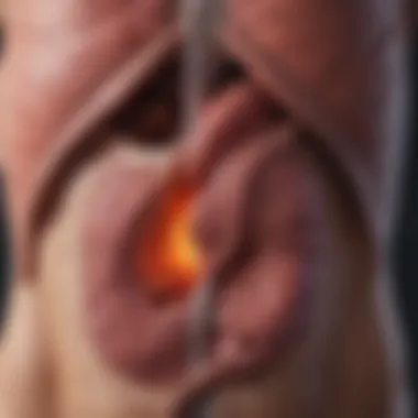 Connection Between Liver and Bowel Cancer Diagram illustrating the connection between liver and bowel cancer