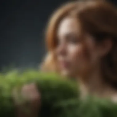 Sustainable Agriculture with Organic Material Hair used in sustainable agriculture practices
