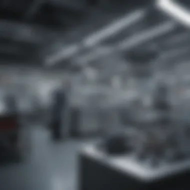 Innovative Research Facilities in Berlin A professor conducting research in a modern laboratory