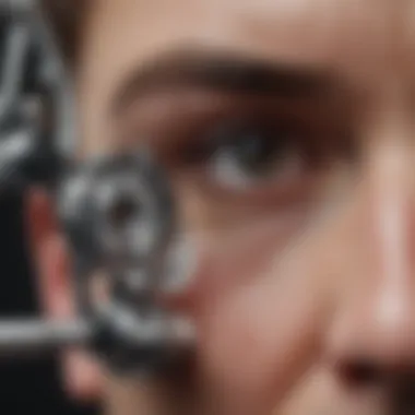 Precision Instrumentation in Vision Restoration An advanced surgical tool used in vision restoration procedures