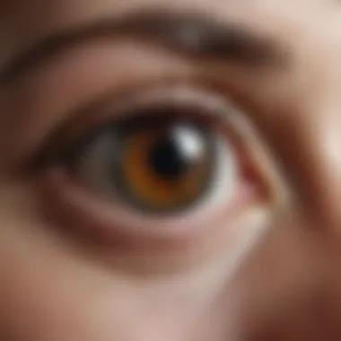 Innovative Ocular Implants Enhancing Vision A close-up of an innovative ocular implant designed for restoring sight