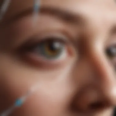 A detailed infographic showcasing different types of eye surgeries for diabetic patients.