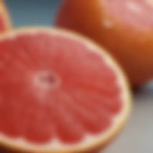 Chemical structure of compounds in grapefruit