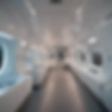 A hyperbaric chamber showcasing its interior design and structure