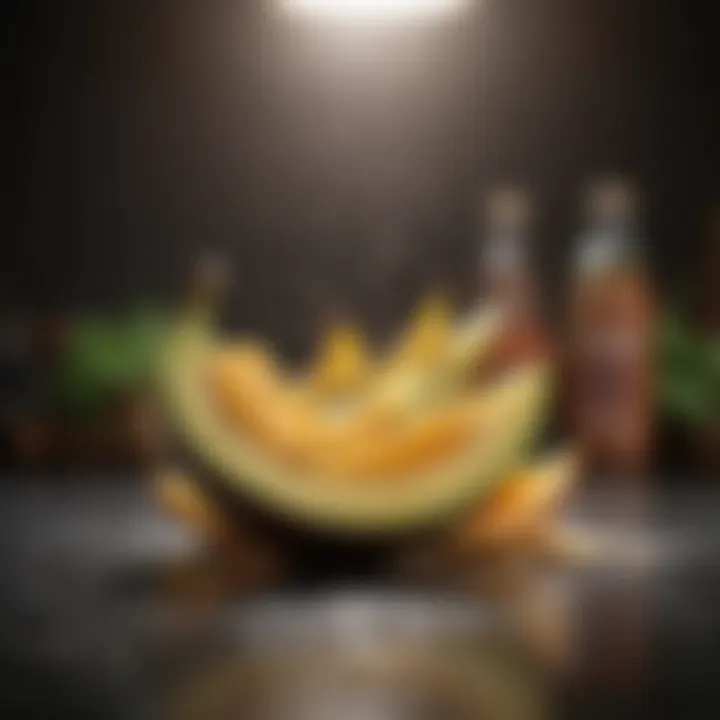 Visual representation of foods with high potassium content