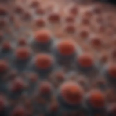 Microscopic View of Insect Cells in Culture Microscopic view of insect cells in culture