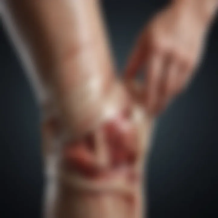 Infographic summarizing management strategies for lateral tendon pain.