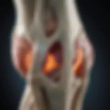 MRI Insights into Lateral Tendon Conditions After Surgery MRI scan highlighting lateral tendon inflammation post knee surgery.