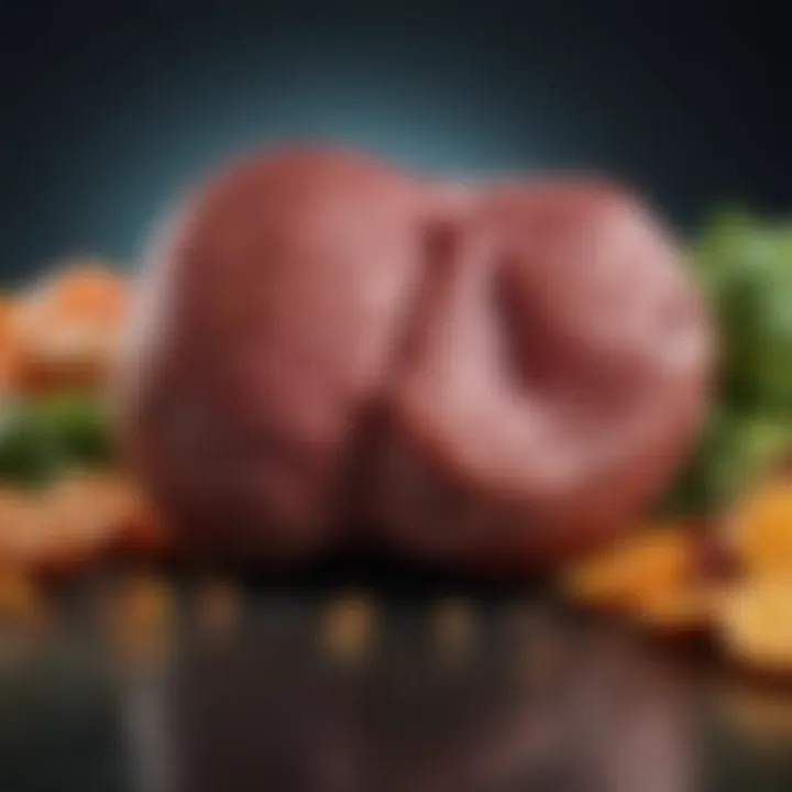 A visual representation of liver conditions that may benefit from dietary changes