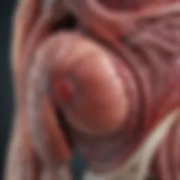 Illustration depicting the liver anatomy and its functions related to inflammation