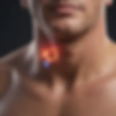 Diagram illustrating the mechanism of low-level laser therapy