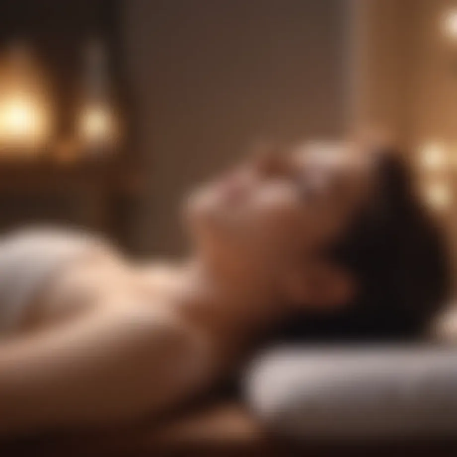 A serene environment illustrating relaxation techniques for asthma management.