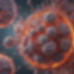 Visual representation of MET amplification in lung cancer cells