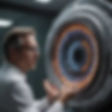 Role of Contrast Agents in MRI Illustration of contrast agents facilitating clearer MRI images