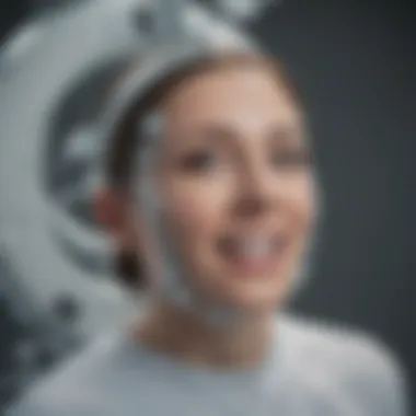 MRI Machine and Orthodontic Braces MRI machine with orthodontic braces in focus