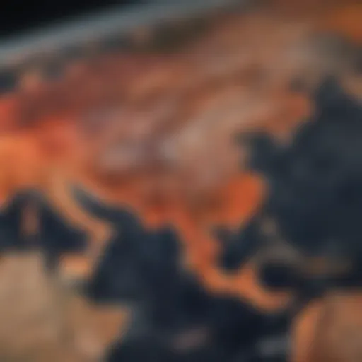 World map highlighting ulcerative colitis prevalence