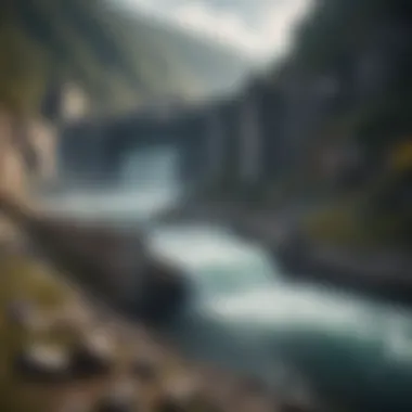 Hydropower: A Sustainable Solution Hydroelectric dam generating energy
