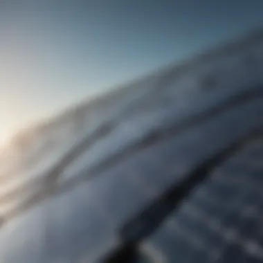 Harnessing Solar Energy Solar panels absorbing sunlight
