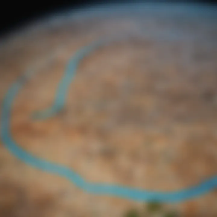 An environmental map showing regions affected by West Nile rings and their correlation with socio-environmental factors.