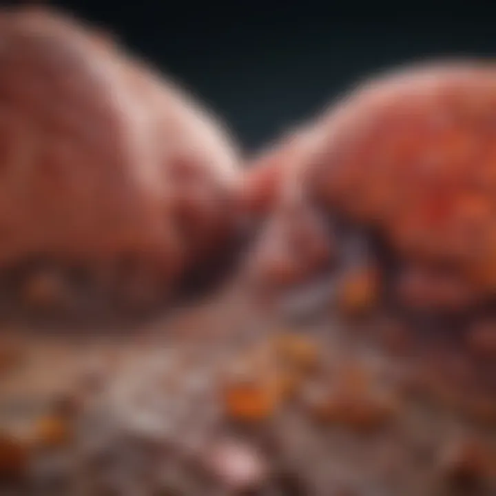 Advanced stage of liver cancer highlighting tumor growth